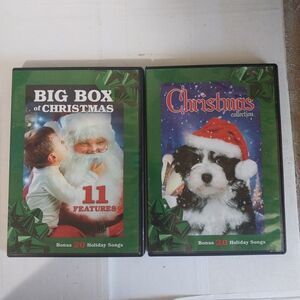 Big Box of Christmas 11 Movies + 20 Holiday Songs Green Case